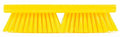 SPARTA Plastic Floor Scrub Brush, Brush Head Only, Deck Brush with ACME Standard Thread Fitting for Deck, Industrial Kitchens, and Hospitals, 10 Inches, Yellow
