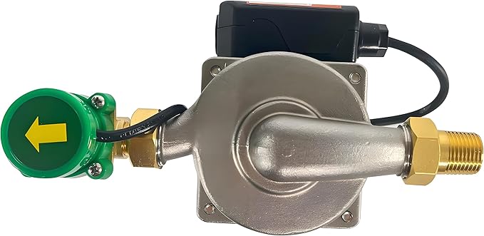 BACOENG 110V Hot Water Recirculating Pump, 3-Speed Switchable 3/4'' Circulation Pump for Water Heater, With US Plug and Flow Switch