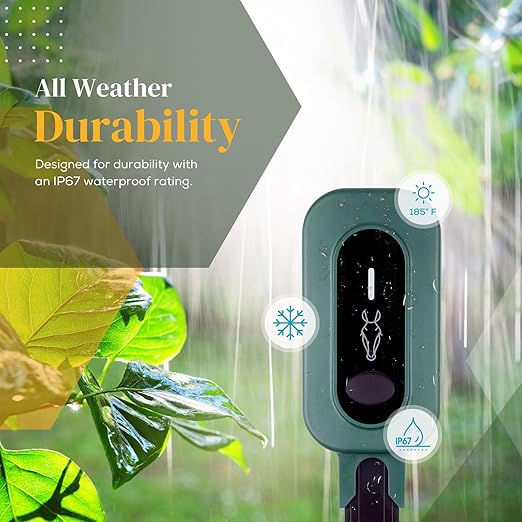 PLANTRON Afra II Smart Soil Moisture Sensor By LINKSTYLE — 3-in-1 Soil Moisture, Temperature and Luminosity Monitoring, IP67 Waterproof, Indoor/Outdoor [Requires Hub to Work]