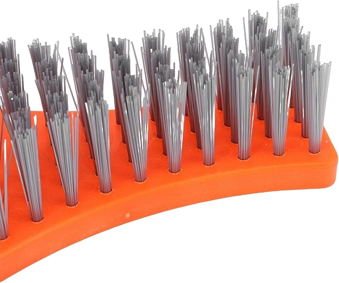 Generic Heavy Duty Deck Brush, Scrubber with Composite Nylon & Anti Stick Technology, Ideal for Grass Clippings, Leaves & Debris on Patio, Driveway, Tile & Concrete