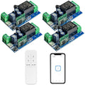 Ewelink WiFi Wireless Smart Relay Module USB 5v 1 Channel Inching Selflock 7V-48V Remote ON Off Power Switch for Access Control, Garage Door,Home Automation, Compatible with Alexa Google Home