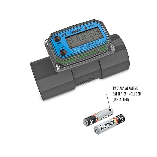 TM Series Turbine Flow Meter for Water Applications, 2 inch Spigot End Fittings (TM20SQ9GMB)