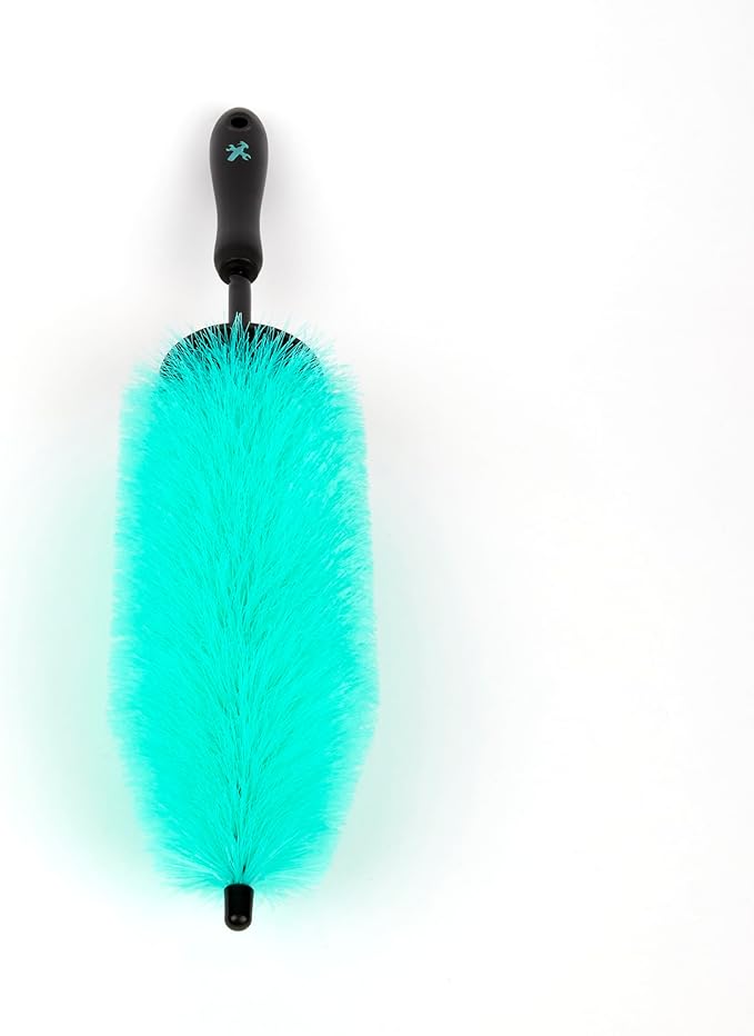 The Clean Garage Wheel Barrel Scrubbing Brush | Large | for Cleaning Inside Wheels and Brake Calipers