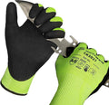 Schwer 1200 Pairs Cut Resistant Gloves ANSI A6/A7 (Send Randomly) Cut Proof Work Glove CR3027, Touchscreen Working Gloves Used for Woodworking, Glass Cutting, Warehouse, Construction, L