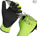 Schwer 2 Pairs Cut Resistant Gloves ANSI A6/A7 (Send Randomly) Cut Proof Work Gloves, Touchscreen, for Men and Women Used for Woodworking, Glass Cutting, Construction, Cargo Handling, Car Repair, M