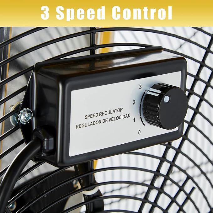 HiCFM 13000 CFM 30 inch Heavy Duty High Velocity Barrel Floor Drum Fan With Powerful 1/3HP Motor, 9ft Cord, 5in Solid Wheels for Workshop, Garage, Commercial or Industrial rooms - UL Safety Listed