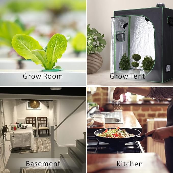 Toolazy 4 Inch Inline Duct Fan with WiFi App Control, 214 CFM Quiet EC Motor Ventilation Fan with Temperature Humidity Sensor, Smart Exhaust Fan for Grow Tent, Hydroponics, HVAC, 3D Printer