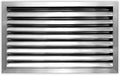 HVAC Premium 30"W x 18"H Aluminum Exterior Gable Louver Vent for Walls & Crawlspace - Weather-Resistant Air Grille with Screen Mesh - [Outer Dimensions 31.75"W x 19.75"H]