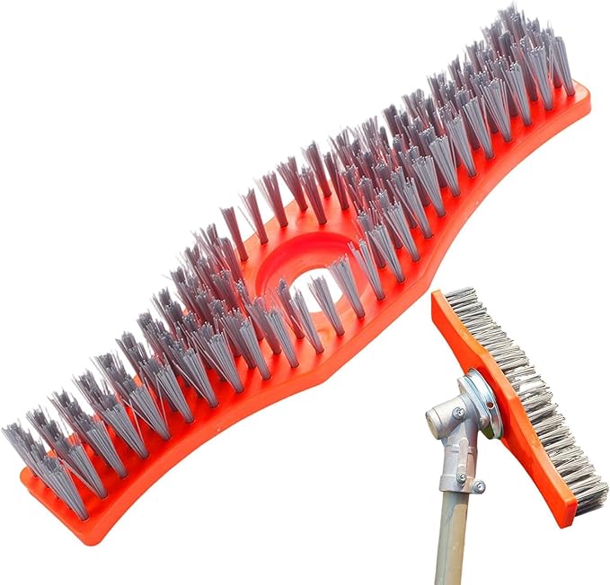 Lawn Mower Cleaning Brush - Garden Scrubber Tool, Deck Cleaning Brush | Heavy Duty Outdoor Scrubbing Tool Dirt Removal Maintenance Equipment for Garden Yard Floor Patio Farm Indoor Tile