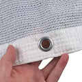 White Shade Cloth Greenhouse Shading Net, 50% Sun Shade Mesh, 5ft 10ft 20ft 30ft 40ft 50ft Mesh Tarp Sun Screens for Plant, Greenhouse, Lawn, Kennel, Chicken Coop(40x45ft)