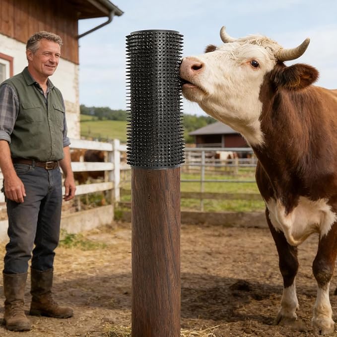 Cow Scratcher | Comfortable Soft Grooming Tool Shedding Brushes,Livestock Horse Scratching Comb,for Farm Animal Cows Dogs Cattle