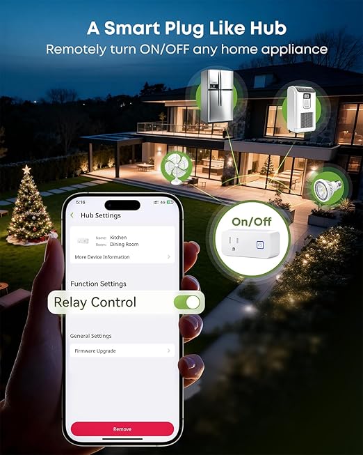 MOCREO WiFi Refrigerator Thermometer with Freezer Alarm, Email Alert, App Notification, Data Logging Export, No Subscription Fee, 2 Remote Temperature Sensor for Home Kitchen, Hot Tub