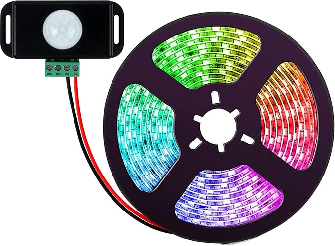 RGBZONE DC12V 24V PIR Sensor LED Switch Motion Function Cotroller for 5050 3528 5630 Flexible LED Strips Light