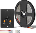 3CCT Flexible 16.4ft LED Strip Light with 12V CCT Switchable Dimmer Kit for Camper Vans, Trucks & Trailers Indoor. CCT Changeable(3000K/4500K/6000K) & Brightness Control DC12V, 10A