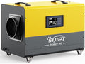 145 Pints Commercial Dehumidifier with Pump & Drain Hose for Crawl Spaces, Basement, Industry Water Damage Unit, Up to 6000 Sq Ft, Automatic Defrost, Adjustable Humidity Control, Compact, Portable