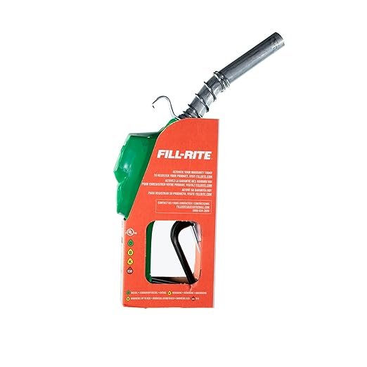 Fill-Rite N075DAU10 3/4" Automatic Nozzle (Green)