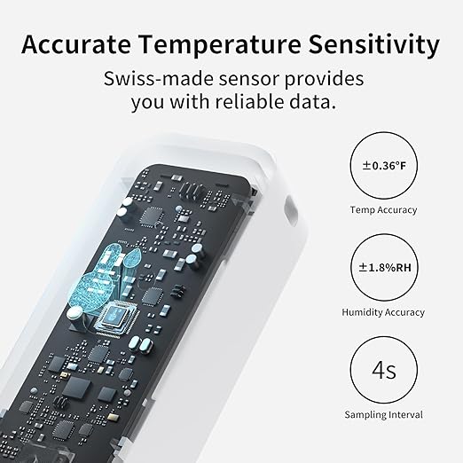 SwitchBot Outdoor Thermometer & Hub 3 Kit: Complete Environmental Monitoring with Smart Alerts, Matter Support & Data Analytics