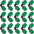 15 Pcs 1/2 Inch Drip Irrigation Elbow Fittings(1/2" ID x 0.640" OD), 90 Degree Drip Lock Barbed Nut Hose Elbow Connectors for 1/2 Drip Irrigation Tubing Connection Parts for Garden Watering System