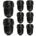 8 Pack 3/4" Garden Hose To 1/2" Irrigation Tubing Adapter, 1/2 Inch Drip Irrigation Tubing To Faucet Garden Hose Adapter 3/4 Inch FHT To 1/2 Inch Supply Line Adapter Fittings
