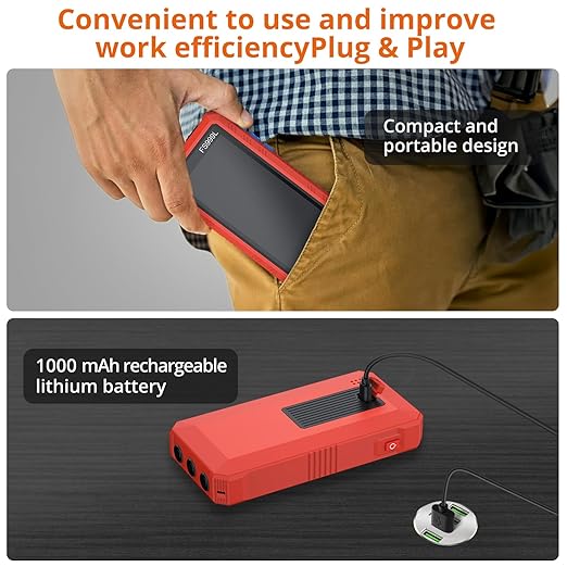 Proster USB C Rechargeable Smart Multimeter with 5.0 Inch Color Screen - 6000 Count Smart Multi Testers, True RMS Autoranging Multimeter, NCV Capacitance, CAT III 600V Safety