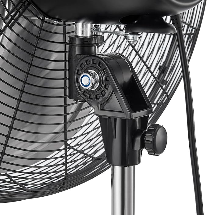 Global Industrial 18" Industrial Pedestal Oscillating Fan, 4,550 CFM, 1/6 HP