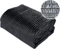 Agfabric 40% Sunblock Shade Cloth Cover with Clips for Plants 6’ X 20’, Black