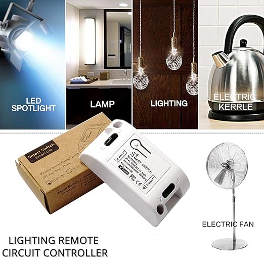 WiFi Smart Switch - Tuya Smart Home Automation Timer Switch, Compatible with 433Mhz Remote