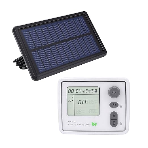 Solar Drip Irrigation Kit, WiFi Smart Automatic Watering System for 20 Pots with 2 Pumps, APP Remote Control & Solar Powered for Balcony Garden