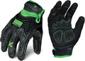 Ironclad mens Medium Impact Work Gloves, Black, Medium Pack of 1 US