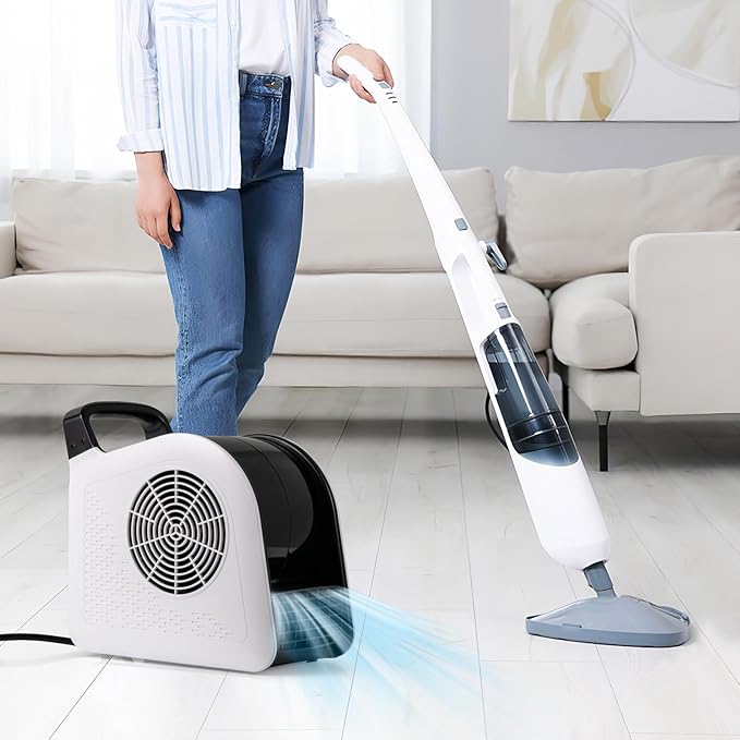 ARLIME High Velocity Blower Fan, Utility Air Mover w/ 3 Speeds & 185° Pivoting Head for Drying Cooling Ventilating, 130W 325CFM Portable Floor Fan w/2 AC Outlets for Home, Garage, Gym, Job Site
