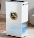 Landeagle 5500 Sq. Ft Dehumidifier for Basement,100 Pint/Day Large Compressor Dehumidifiers with Drain Hose,Smart Humidity Control,1.6 Gal Tank, 24H Timer & Child Lock for Home Bedroom Bathroom,Black