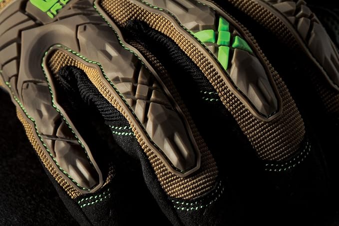 Ironclad EXO Motor Impact Glove; Work Gloves, TPR Impact Protection, (1 Pair), EXO2-PIG-03-M,Brown