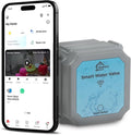 Smart Water Monitor and Automatic Shutoff,Water Leak Dector with Countdown Function & Power-Off Protection,Water Flow Adjustment & Real-Time Message Alerts,Water Leak Sensor for 3/4" Pipe