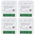 WiFi Smart Switch Light Switch, Compatible with Alexa/Google Home, APP Remote Control, Voice Control, DIY Mode, Timer Function, LAN Control, No Hub Required, 2 Way 16A(4 Pack)
