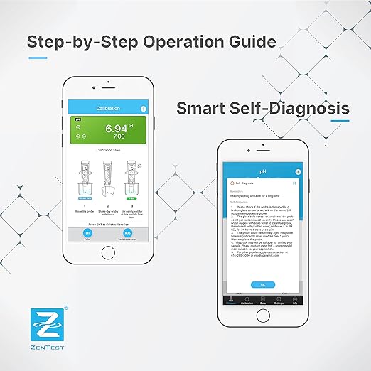 Apera Instruments, LLC-AI3719 PC60-Z Bluetooth Multi-Parameter Smart Tester Powered by ZenTest Mobile App, Measuring pH/Conductivity/TDS/Salinity/Resistivity/Temp.