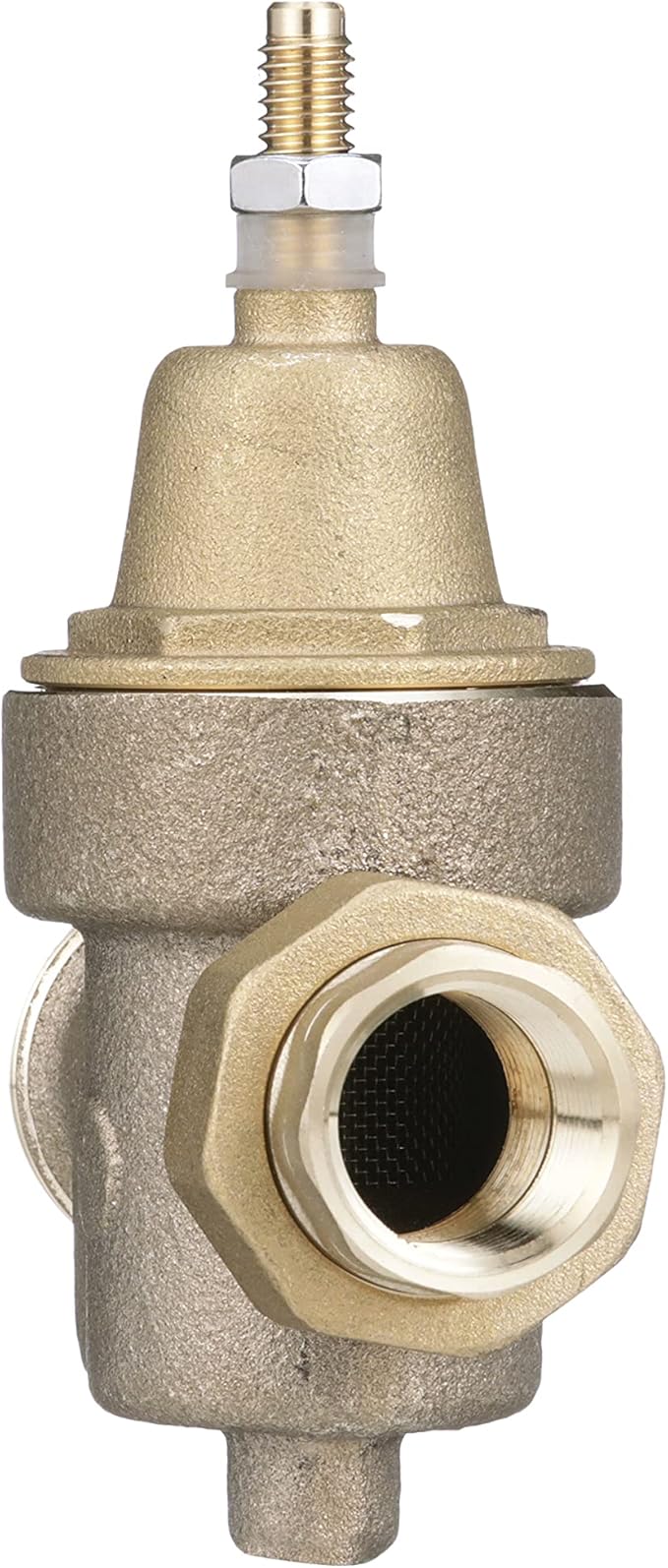 Watts Backflow Preventer 3/4 In Water Pressure Reducing Valve, Npt Thread Union X Npt Female, Max Work 400 psi, Adjust 25-75 psi