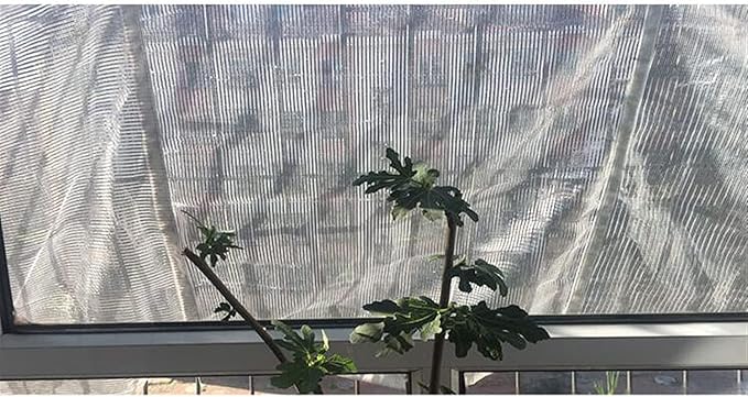 Top hacker Aluminet Shade Cloth 50%, Outdoor Sunblock Shade Cloth with Grommets, Shade Netting for Car Dogs Greenhouse Kennel Gardening Patio (Color : Silver, Size : 3x8m/10x26ft)