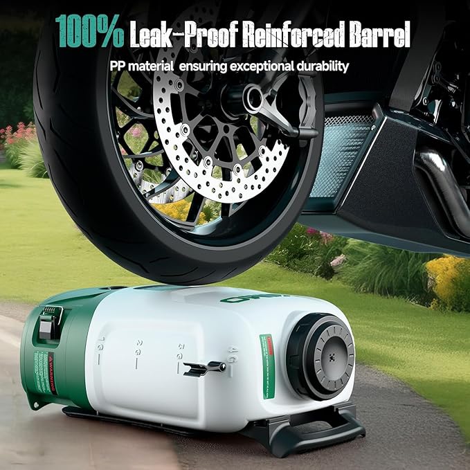 KIMO 4.3 Gal Backpack Sprayer Battery Powered w/ 2PCS 2.0Ah Battery, 73PSI Adjustable Pressure, 6 Nozzles, 31" Telescopic Wand, Padded Shoulder Strap, No Pump Needed Electric Weed Sprayer for Planting
