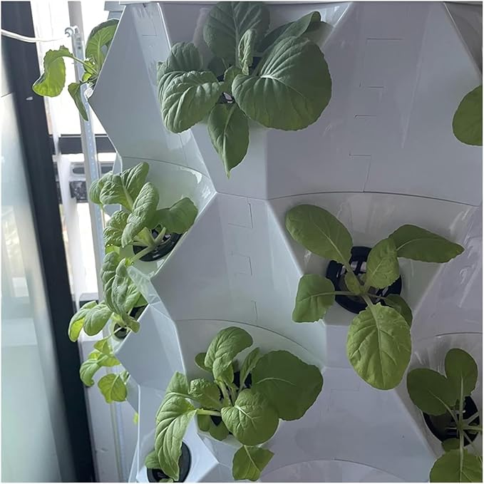 Hydroponic Grow Kit, Hydroponics Growing System Smart Hydroponics Vertical Garden Grow Kit Pineapple Tower Indoor Outdoor for Planting Herb Vegetables Fruits,Hydroponic Growing Ki