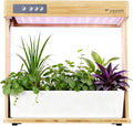 yadoker Indoor Hydroponic Garden System, 8 Pods Smart Growing Kit with LED Grow Light, Automatic Timer, Pump System & 3.5L Water Tank – Ideal for Herb Cultivation (No Seed)