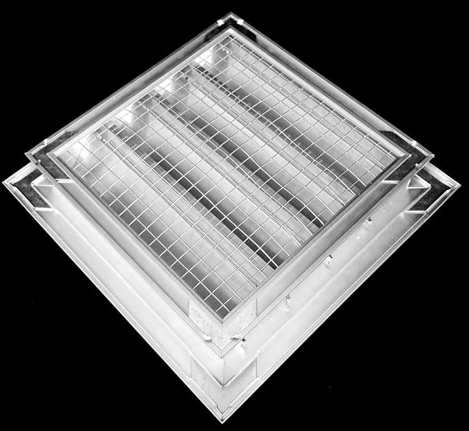HVAC Premium 14"W x 28"H Aluminum Exterior Gable Louver Vent for Walls & Crawlspace - Weather-Resistant Air Grille with Screen Mesh - [Outer Dimensions 15.75"W x 29.75"H]