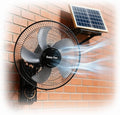 16" Solar Barn Fan for Chicken Coop and Greenhouse, Exhaust Wall Mount Fan with Remote, 16ft Extension Cable AC/Solar Dual Power, 90° Oscillating Waterproof Garage Cooling System