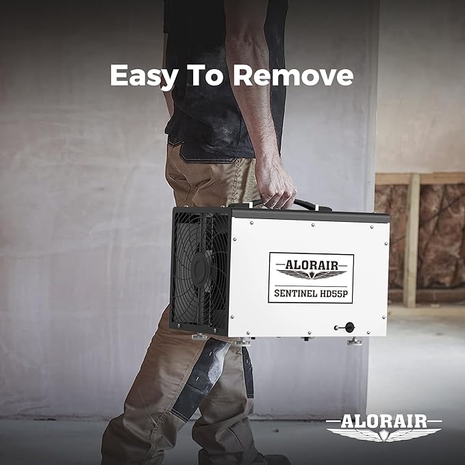 ALORAIR 120 PPD Crawl Space Dehumidifier with Pump, Commercial Basement Dehumidifier with Drain Hose, Compact Portable Auto Defrost Dehumidifier for Crawlspace and Under-House Use