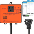 Wi-Fi Smart Power Failure Alarm with Surge Protector, Remotely Monitor and Control Your Refrigerator Via App, Ensuring The Safety of Refrigerator and Food Stored Inside