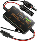 Solar Charge Controller 12V 20A, Solar Panel Charge Controller with Type-C and USB Output for Solar Panel and Gel, AGM, LiFePO₄ Battery (10A MPPT2)