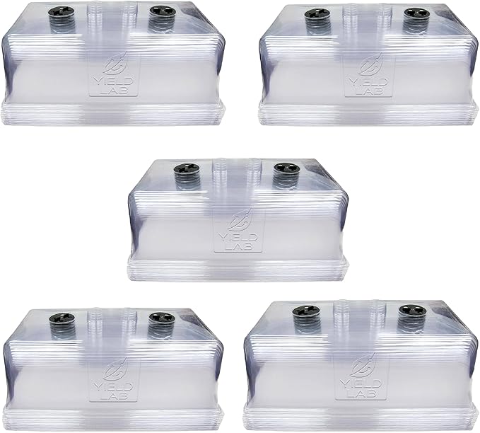 7 Inch Clone Dome - 50 Pack Humidity Vented Domes – Plant Growing Propagation Dome for Seedling, Germination, Soil & Hydroponic Horticulture