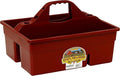 Little Giant® Plastic DuraTote | Horse Grooming DuraTote | Durable Tote Box Organizer with Easy Grip Handle | Extra Thick Sidewalls | Burgundy