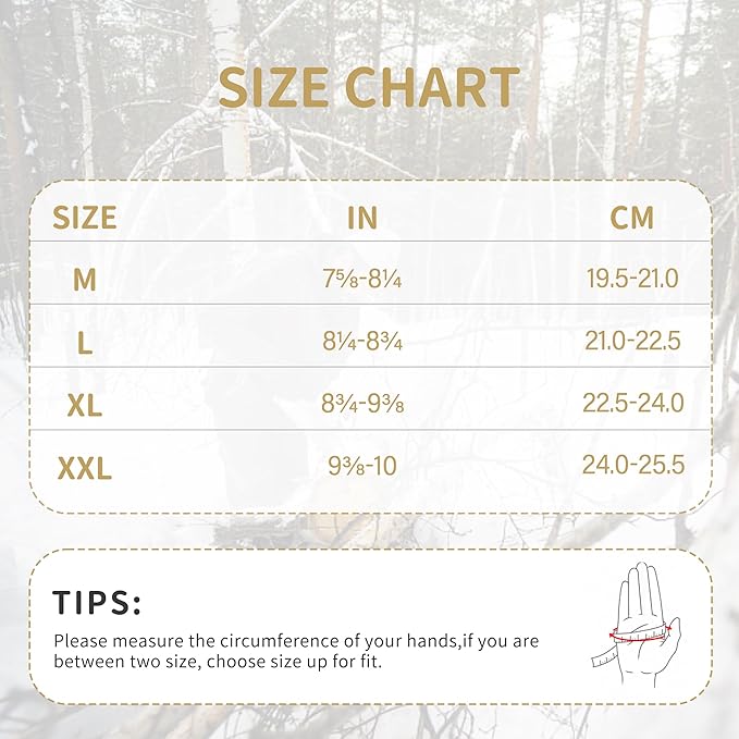HANDLANDY Winter Work Gloves for Men Women, Water Repellent Cold Weather Insulated Genuine Leather Work Gloves