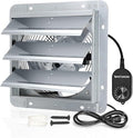 Shutter Exhaust Fan, 12 inch Wall Mount Attic Fans w/Speed Controller,1030 CFM,Chicken Coops Vent Fan for Greenhouse, Gable, Barn, Garage, Shed Ventilation Fan