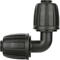 1/2 inch Drip Irrigation Fittings, Lock Barbed Elbow Connectors fit Most Rain Bird,Orbit,Dig,Toro 1/2" Drip Irrigation Tubing - Pack of 10